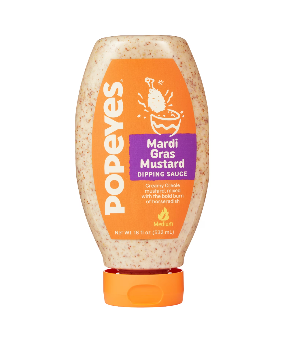Popeyes Sauce Variety Pack (Blackened Ranch, Sweet Heat, and Mardi Gras Honey Mustard)