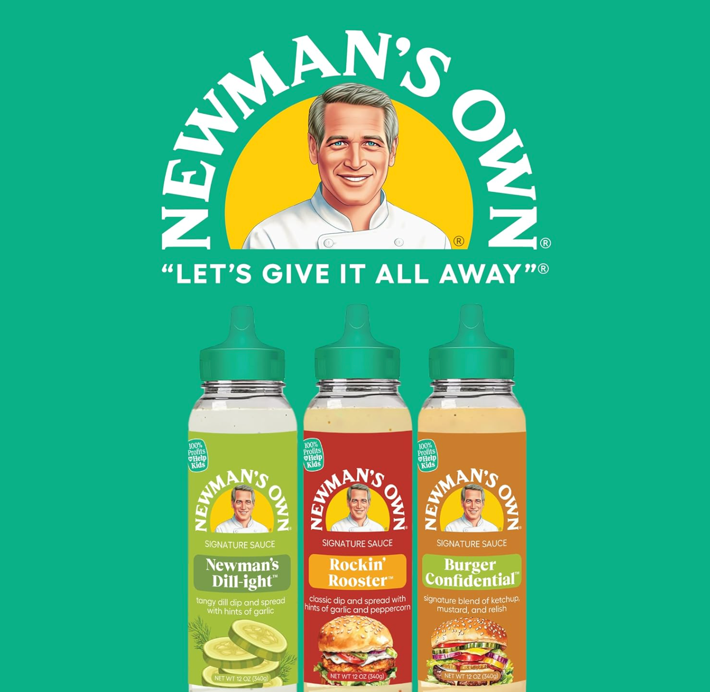 Newman's Own Dill-ight Dipping Sauce, 12oz (Pack of 2)