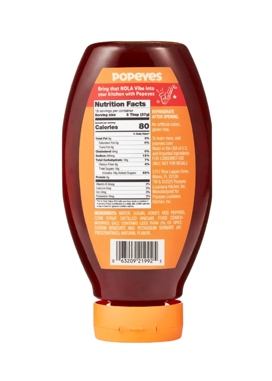 Popeyes Sauce Variety Pack, 18 fl. oz (Sweet Heat and Blackened Ranch)