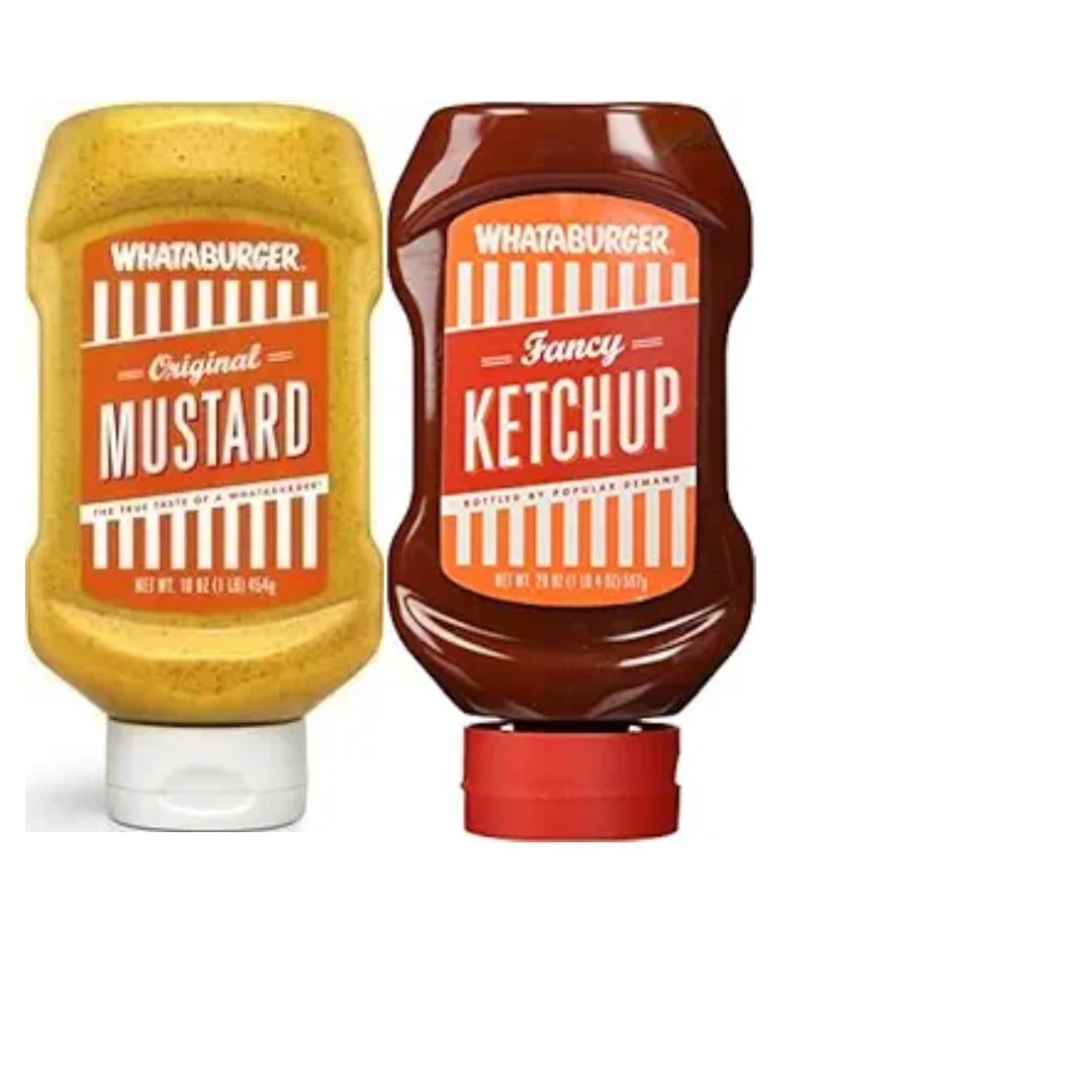 Whataburger Fancy Ketchup, Mustard, Mayo (1 of Each)
