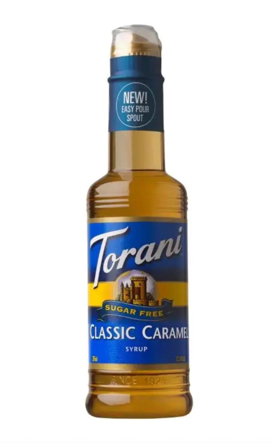 Torani Sugar Free Syrup Variety Pack, 12.7fl oz. (Vanilla, Classic Hazelnut, Classic Caramel, and S’mores)