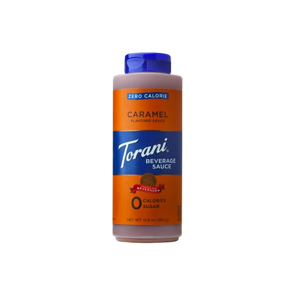 Torani Zero Calorie Beverage Sauce Bundle – Caramel, Chocolate & French Vanilla (12.8 fl oz each) (Pack of 3)