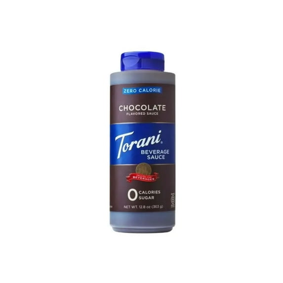 Torani Zero Calorie Beverage Sauce Bundle – French Vanilla & Chocolate (12.8 fl oz each) (Pack of 2)