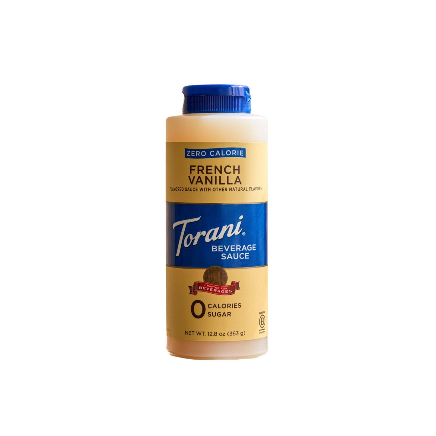 Torani Zero Calorie Caramel & French Vanilla Beverage Sauces (12.8 oz each) Pack of 2