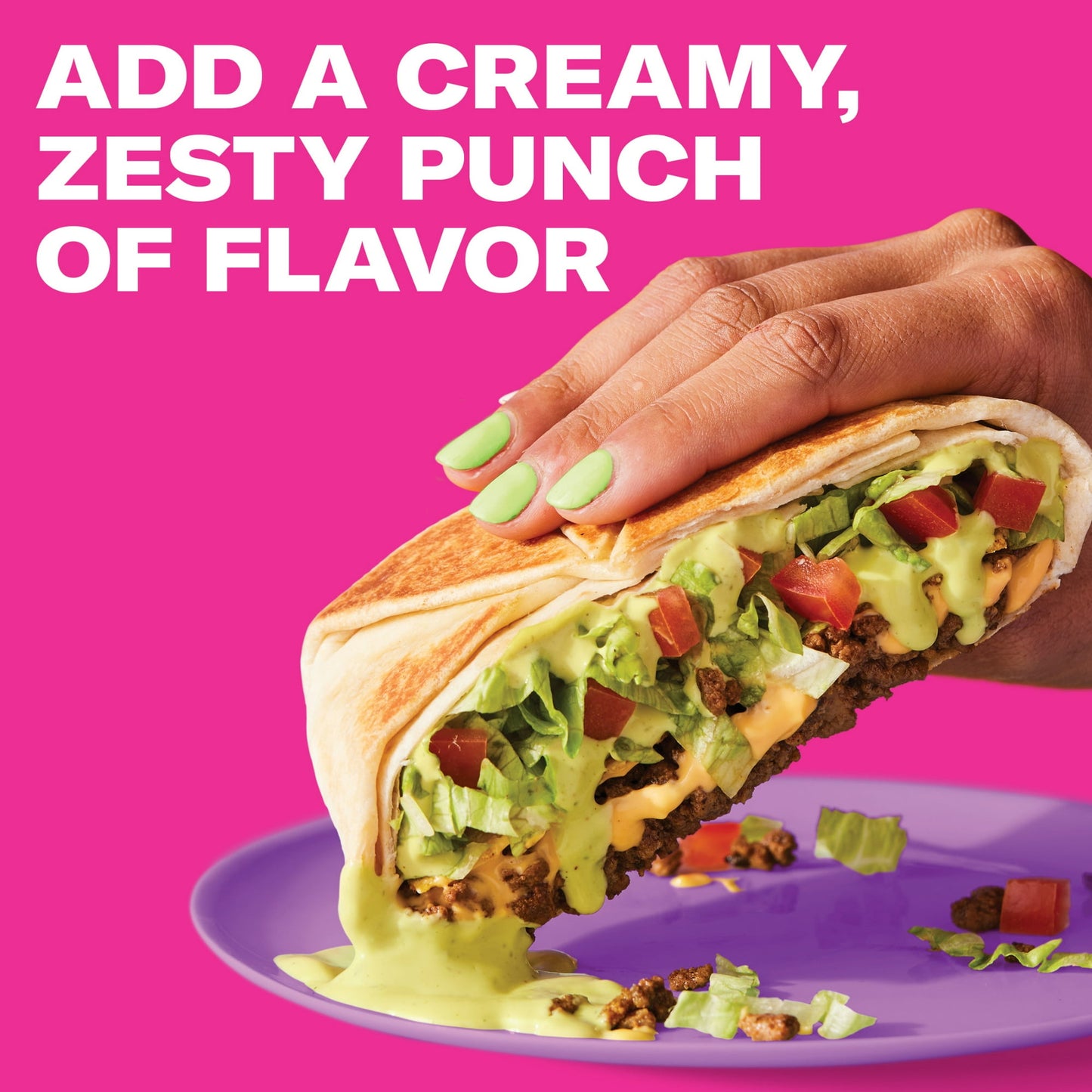 Taco Bell Creamy Avocado Ranch Sauce, 12 fl. oz. (Pack of 2)
