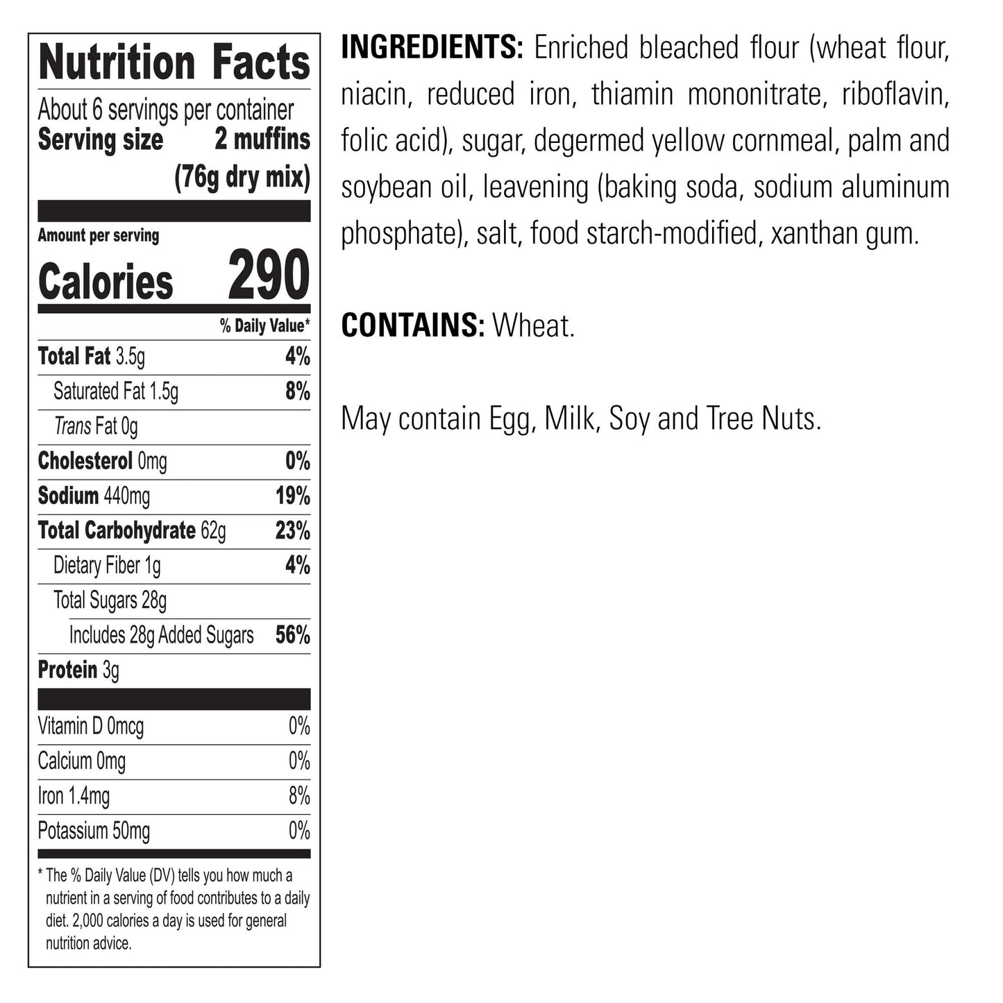 Krusteaz Sweet Corn Muffin Mix & Cornbread Mix, Moist & Sweet, 16 oz Box(Pack of 4)