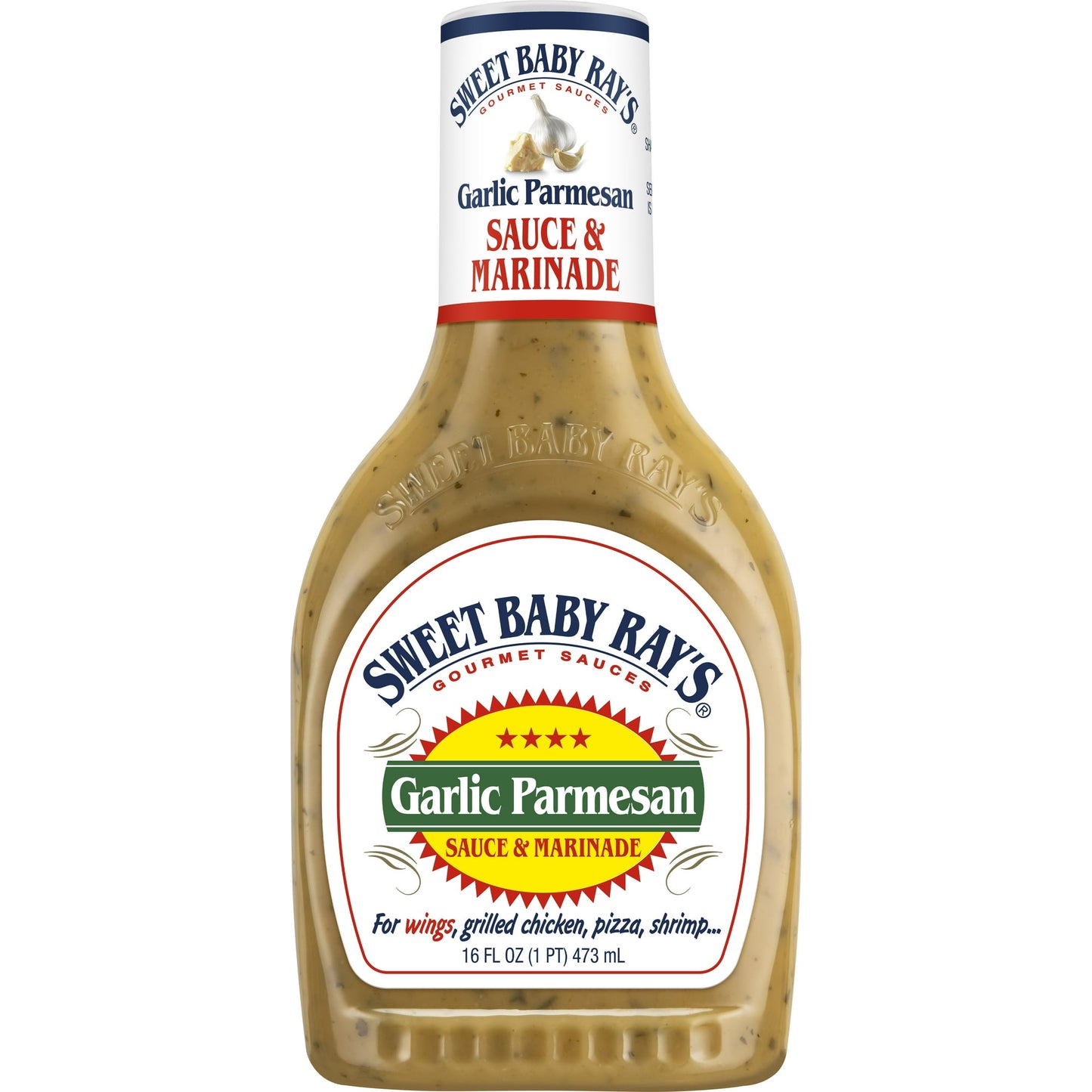 Sweet Baby Ray's Garlic Parmesan Sauce & Marinade 16 fl oz, Pack of 4