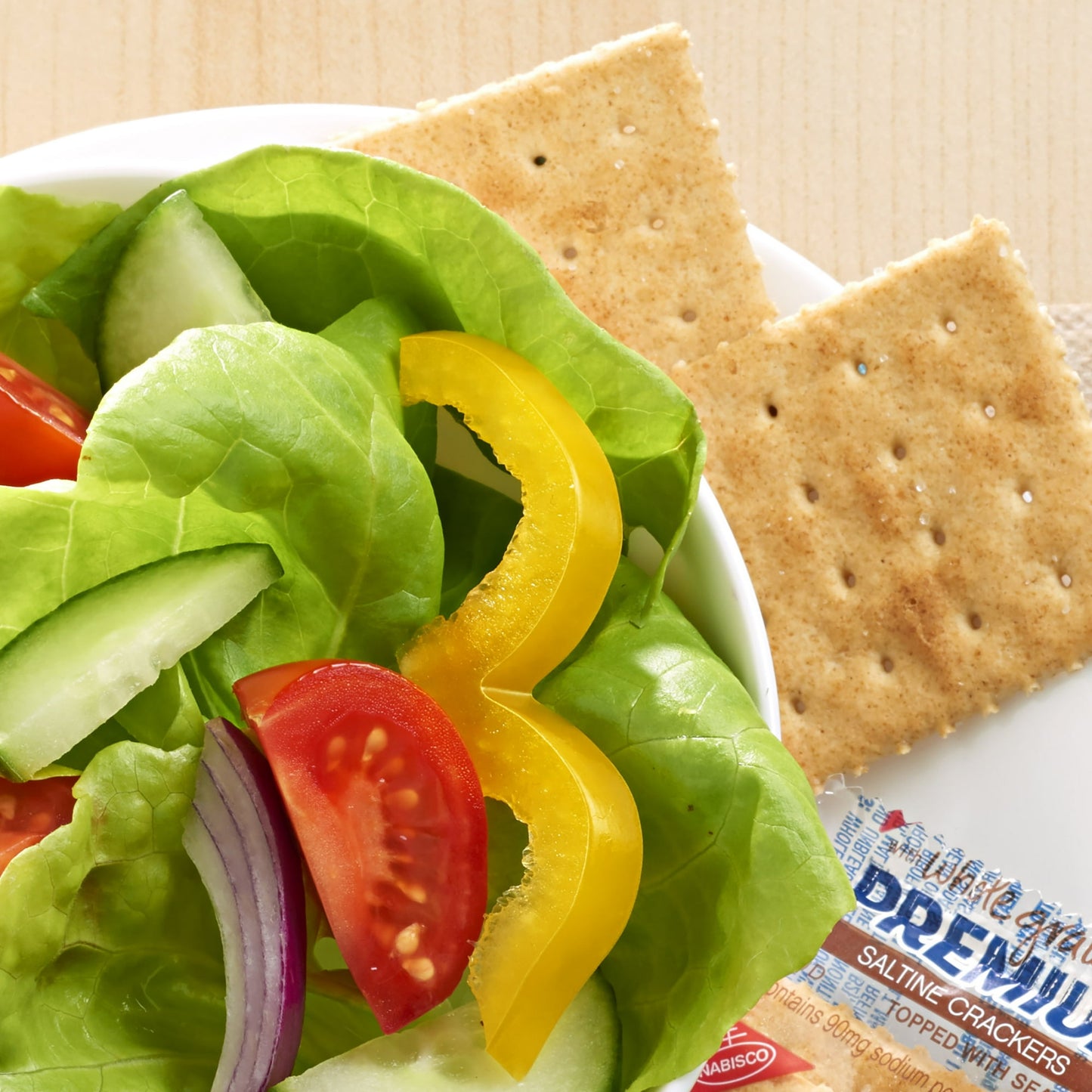 Premium Saltine Crackers, with Whole Grain Wheat, Lunch Snacks, 1.06 lb (Pack of 4)