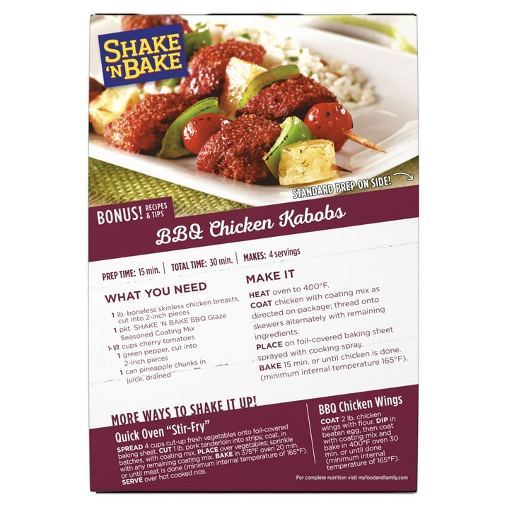 Shake ‘N Bake Variety Pack –6 oz Parmesan Crusted, BBQ Glaze, Ranch & Herb (3-Pack)