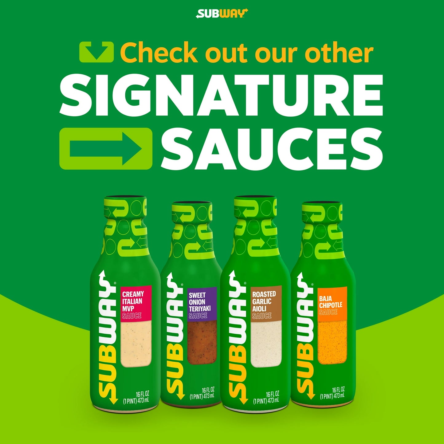 Subway Creamy Italian MVP Sauce, 16 fl. oz.