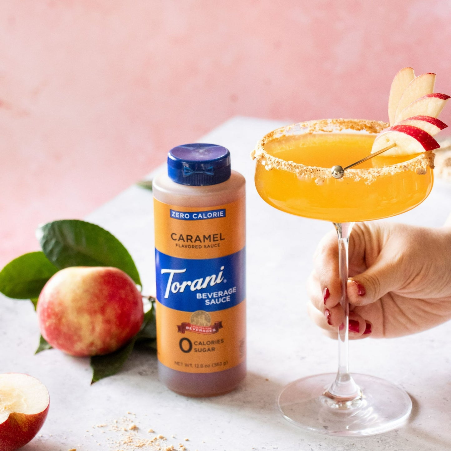 Torani Zero Calorie Beverage Sauce Bundle – Caramel, Chocolate & French Vanilla (12.8 fl oz each) (Pack of 3)