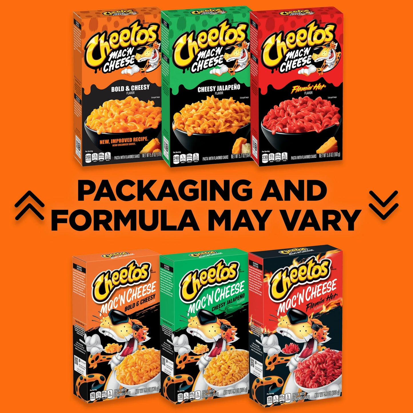 Cheetos Mac 'N Cheese, Cheesy Jalapeno Flavor, Mac and Cheese, 5.7 oz Box (Pack of 2)