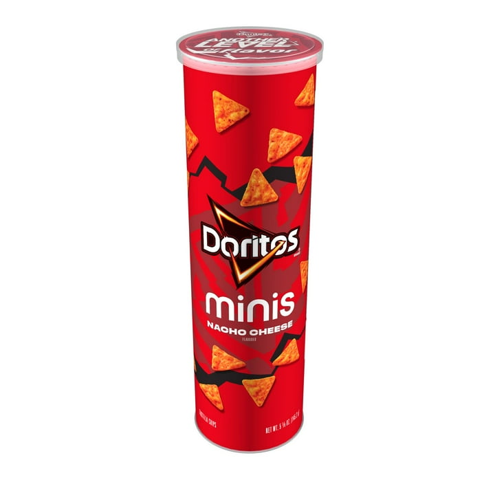 Doritos Minis, Nacho Cheese Flavored Tortilla Chips, 5.125 oz (Pack of 3)