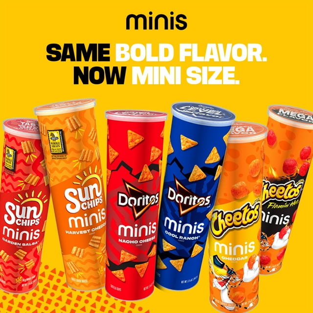 SunChips Minis 2-Flavor Variety Pack – Harvest Cheddar & Garden Salsa