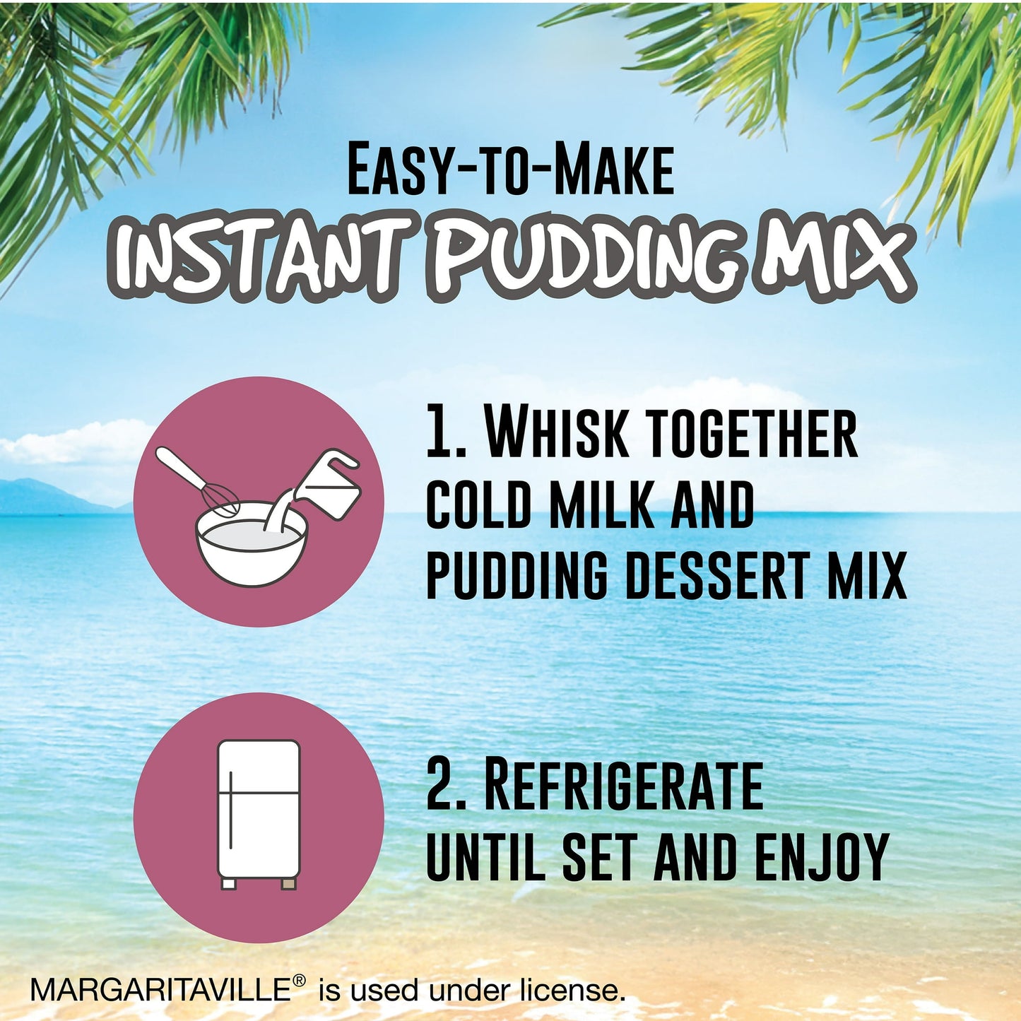 Margaritaville Coconut Key Lime Sugar Free Instant Pudding Mix and Pie Filling, 4 Servings, 1.70 oz Box (Pack of 5)