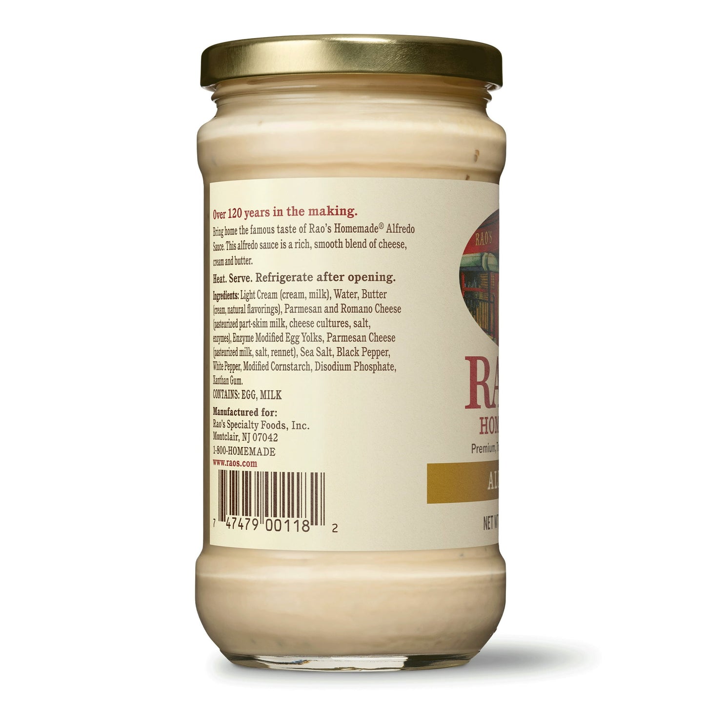 Rao's Homemade Alfredo Sauce 15 oz. Jar (Pack Of 2)