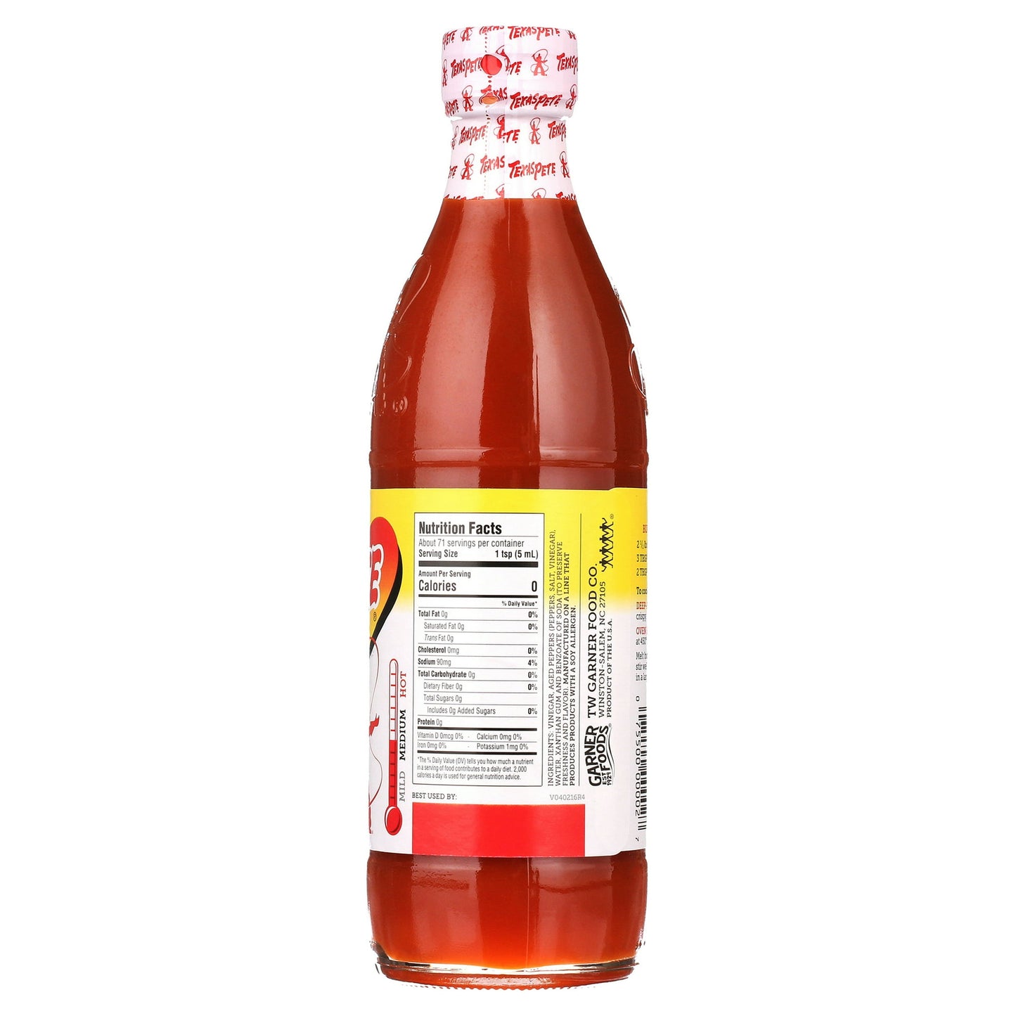 Texas Pete Original Hot Sauce, 12 oz (2 Bottles)