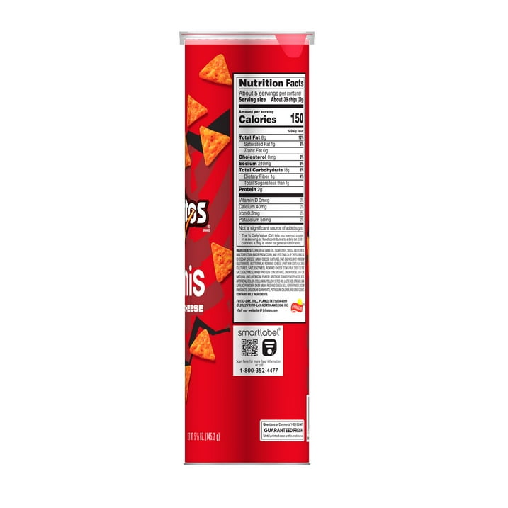 Doritos Minis, Nacho Cheese Flavored Tortilla Chips, 5.125 oz (Pack of 3)