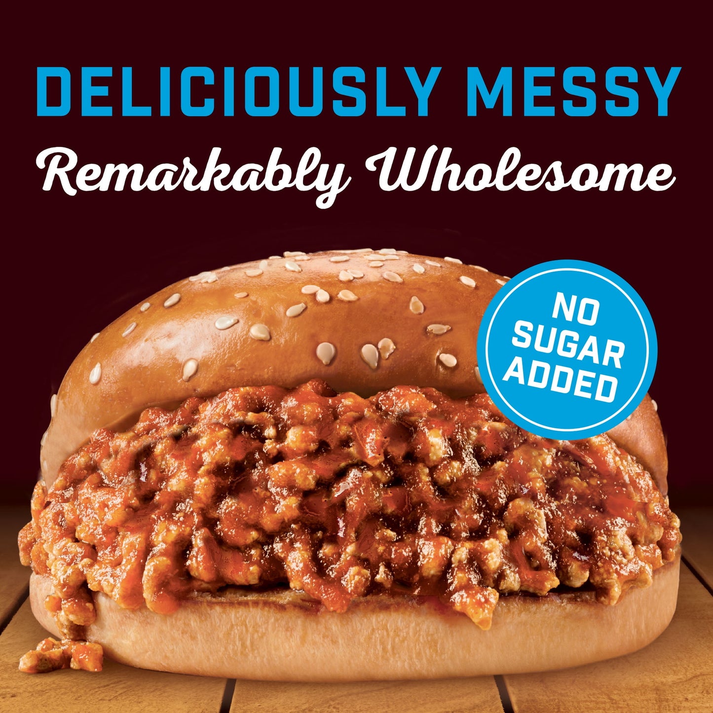 Manwich Original No Sugar Added Sloppy Joe Sauce, 15 oz. (Pack of 4)