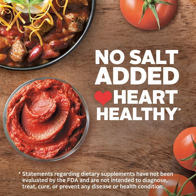 Hunt's No Salt Added Tomato Paste, 6 oz Can, Pack of 4