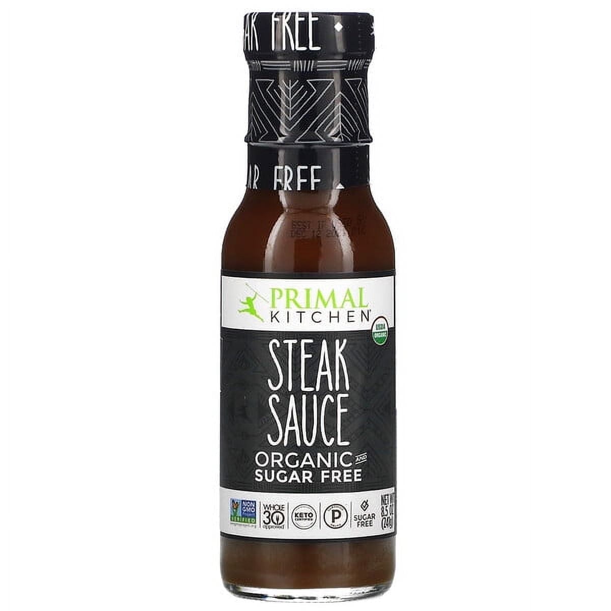 Primal Kitchen Organic Steak Sauce, Sugar Free, 8.5 oz (Pack of 3)