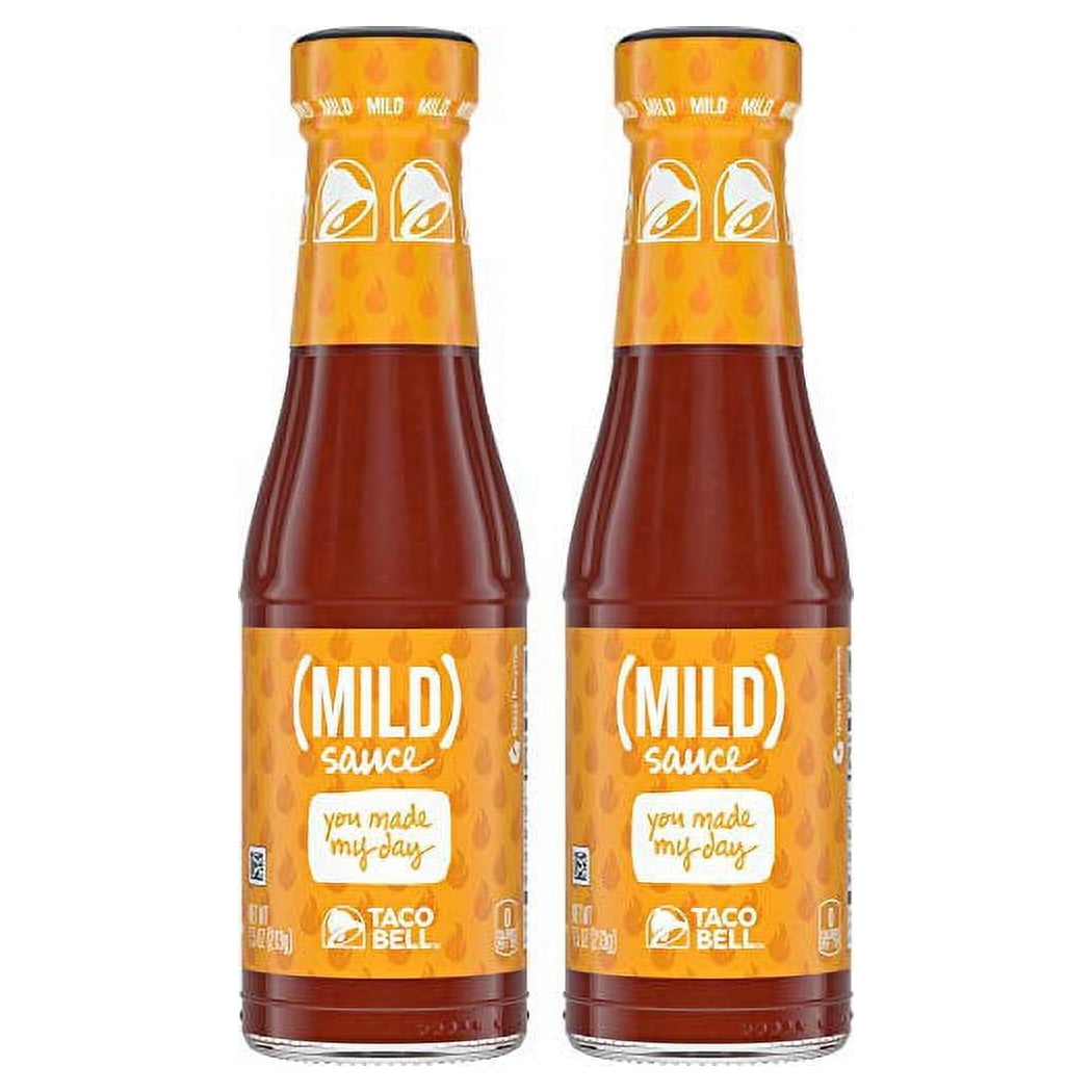 Taco Bell Mild Sauce, 7.5 oz Bottle ( Pack of 2)