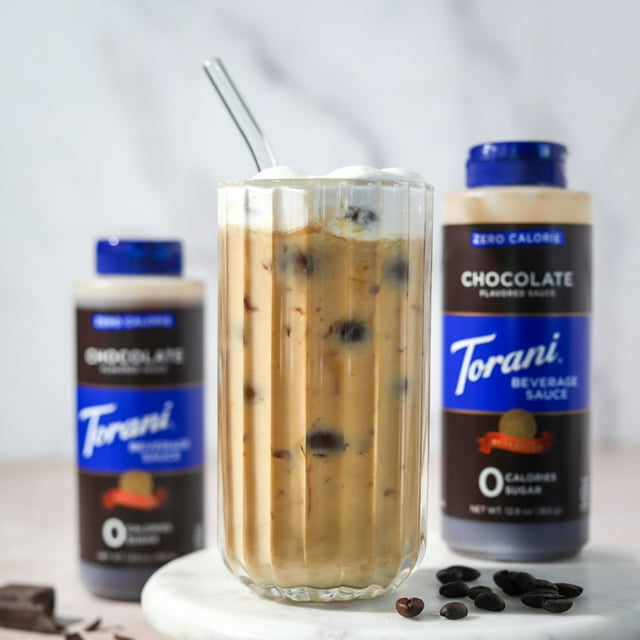 ToraniZero Calorie Beverage Sauce Chocolate 12.8 oz (Pack of 4)