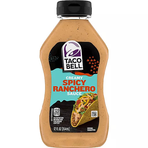Taco Bell Spicy Ranchero Creamy Sauce , 12 fl oz