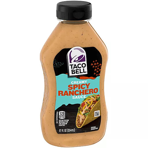Taco Bell Spicy Ranchero Creamy Sauce , 12 fl oz