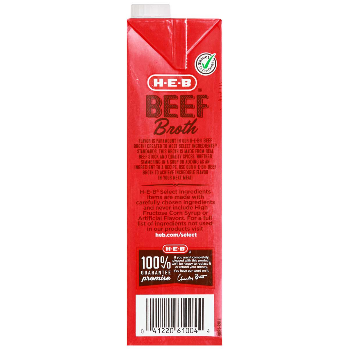 H‑E‑B Beef Broth, 32 oz (Pack of 2)