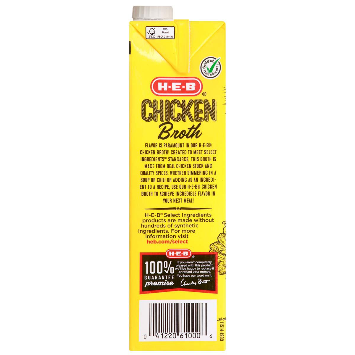H‑E‑B Chicken Broth, 32 oz (Pack of 2)
