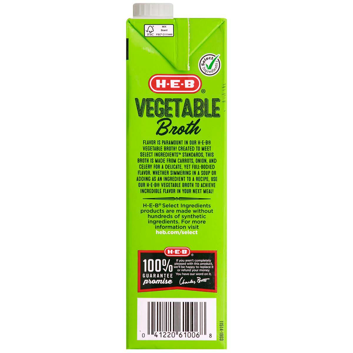 H‑E‑B Vegetable Broth, 32 oz (Pack of 2)