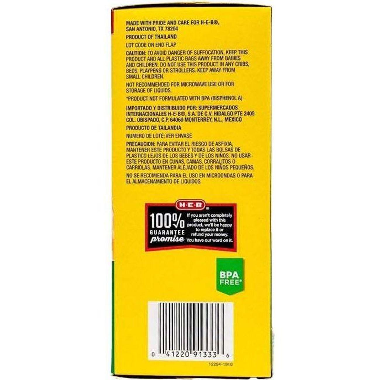 H‑E‑B Texas Tough Double Zipper Sandwich Bags - Assorted Colors, 80 ct (Pack of 2)