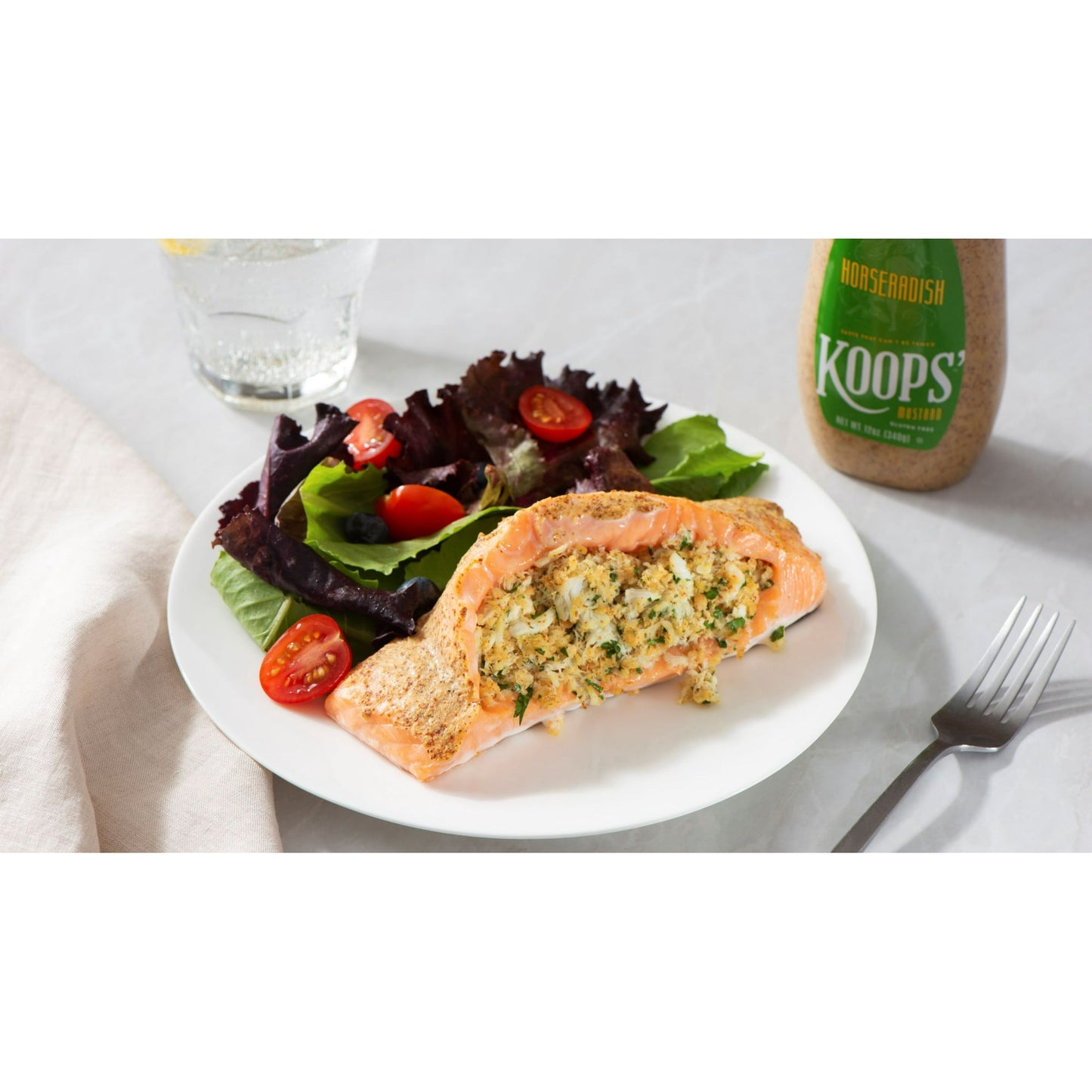 KOOPS' Mustard, Horseradish Mustard, 12 oz (Pack of 4)