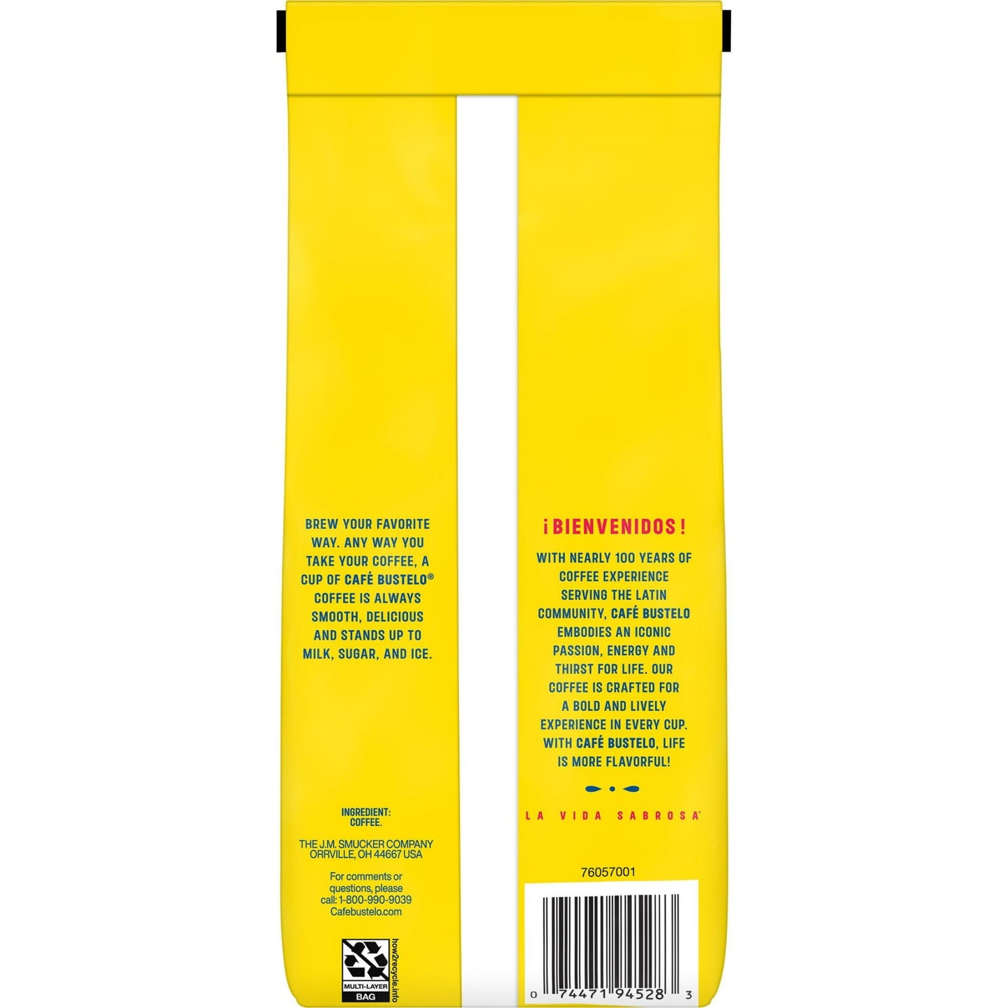 Cafe Bustelo Medium Roast Ground Coffee, 11 oz Bag