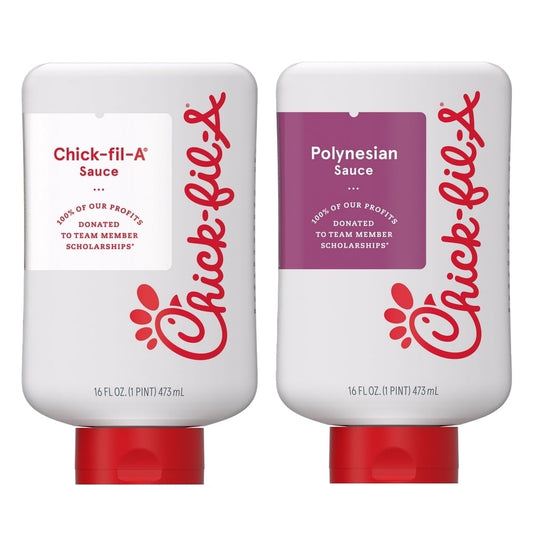 Chick-fil-A Sauce 16 oz. and Chick-fil-a Polynesian Sauce 16 oz. 