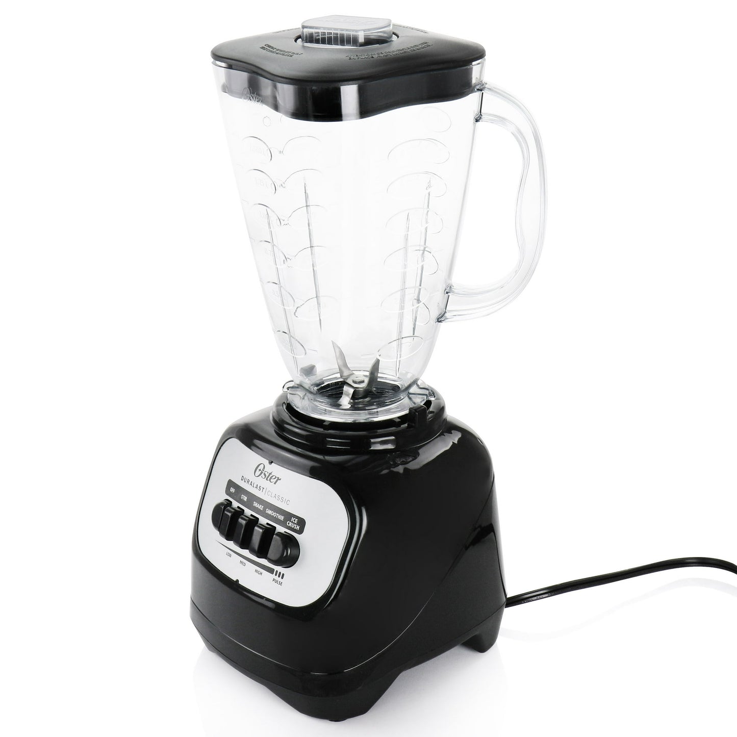 Oster Easy-to-Use Blender with 5-Speeds and 6-Cup BPA-Free Jar in Black