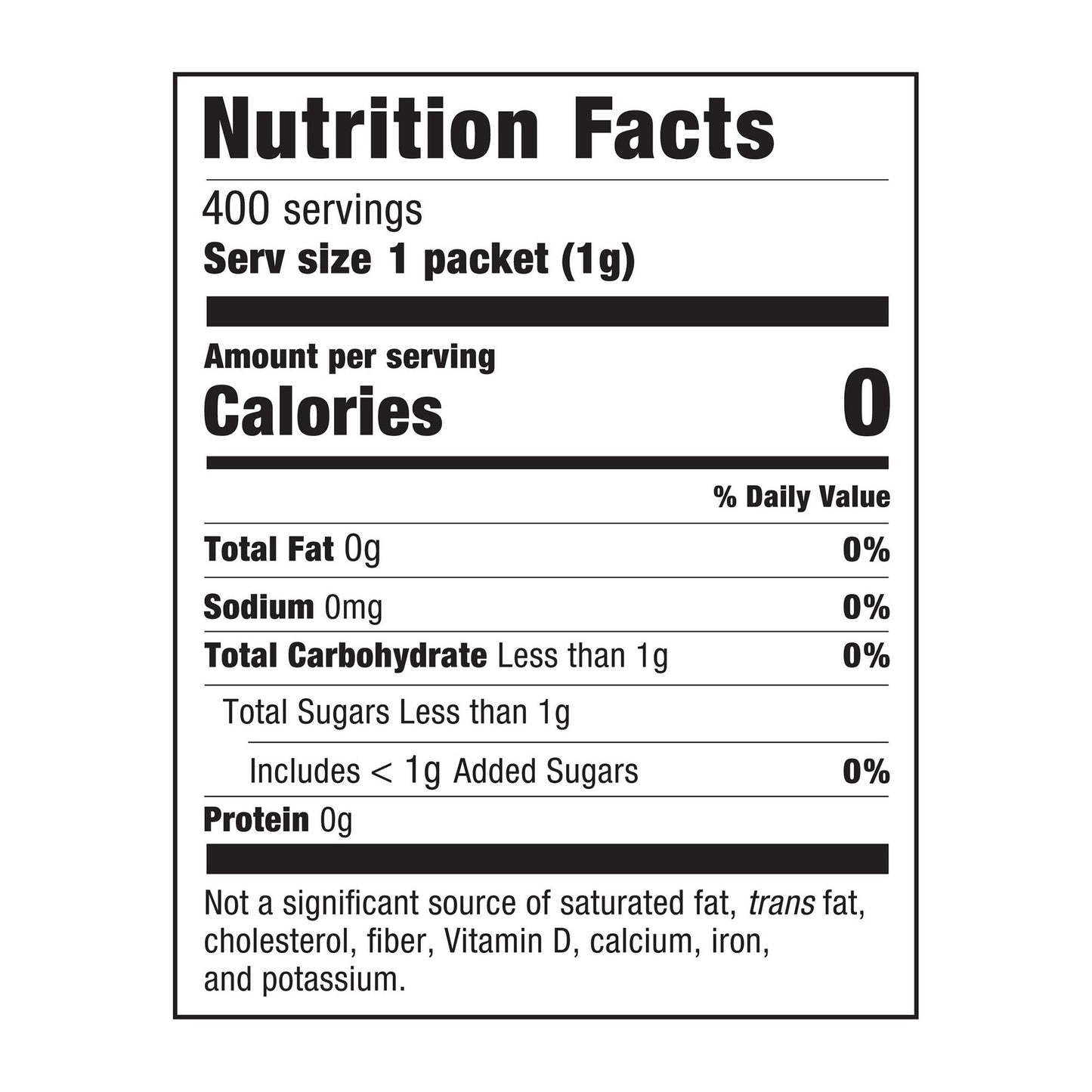 Stevia in the Raw Vegan Zero Calorie Sweetener, Sugar Substitute, 14.10 oz, 400 Count (Pack of 4)