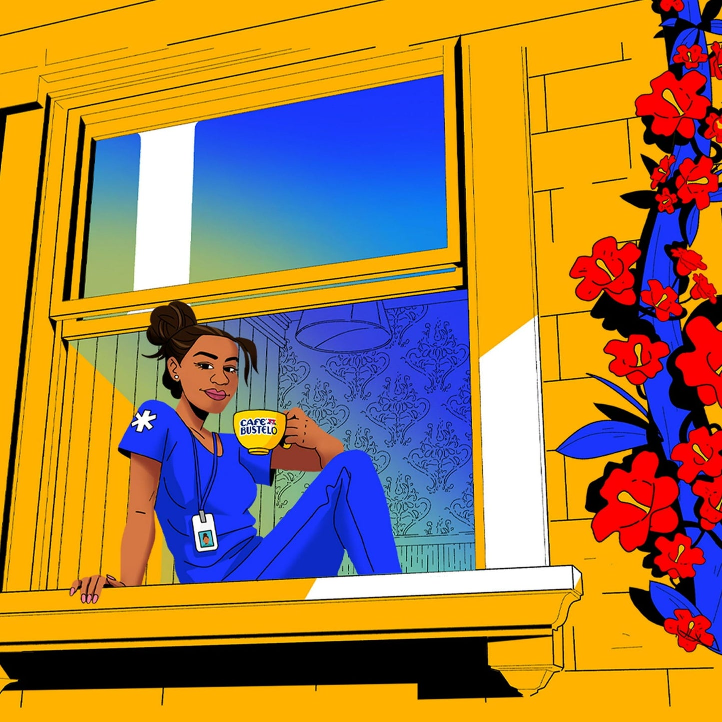 Cafe Bustelo Espresso Ground Coffee, Dark Roast, 22 oz Canister