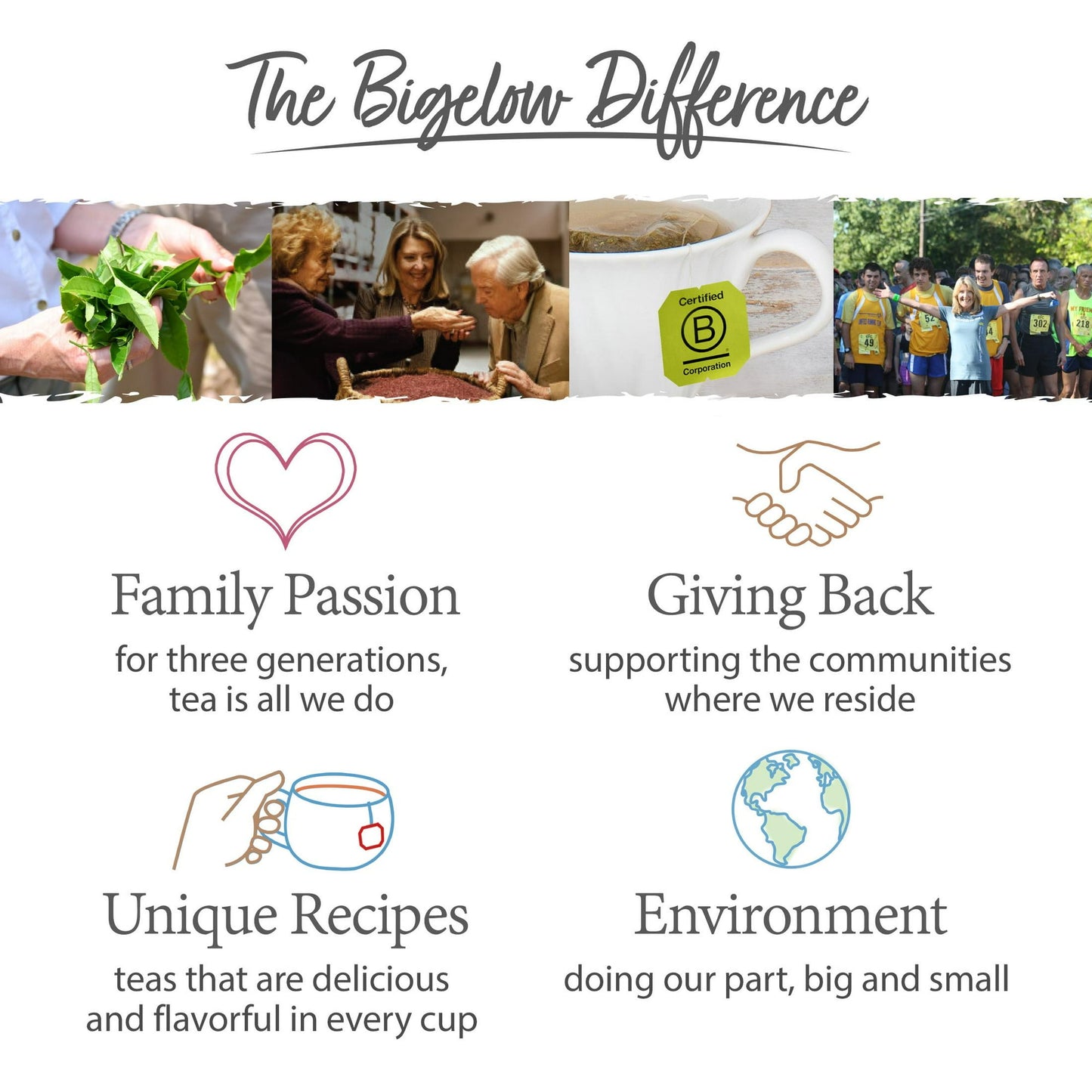 Bigelow, Assorted Herbal Caffeine Free Tea Bags, 18 Count