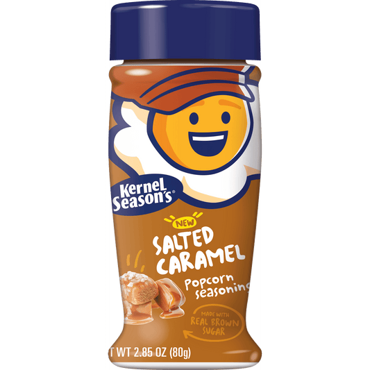 Kernel Season's Salted Caramel Popcorn Seasoning, Regular 2.85oz bottle, Pack of 2