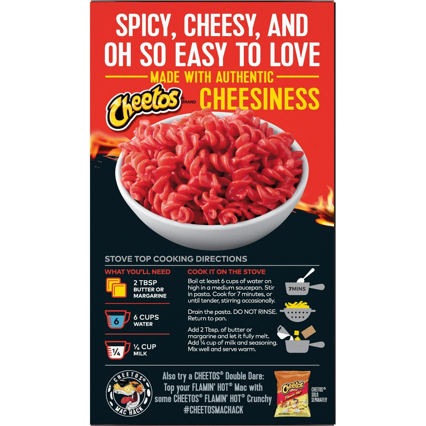 Cheetos Mac N Cheese Flamin Hot and Cheesy Jalapeño Variety Pack (2 of each flavor)