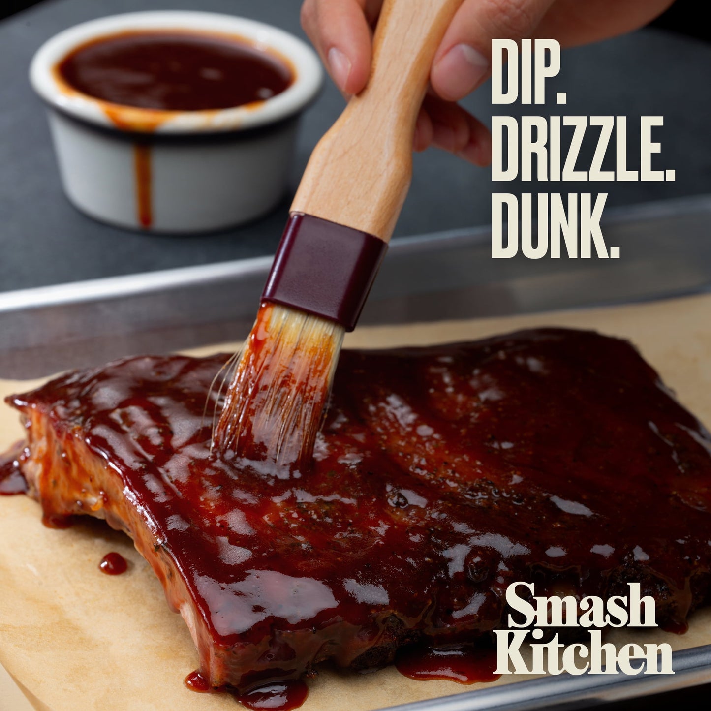 Smash Kitchen Organic Hot Honey BBQ Sauce, 15 oz Bottle(Pack of 2)