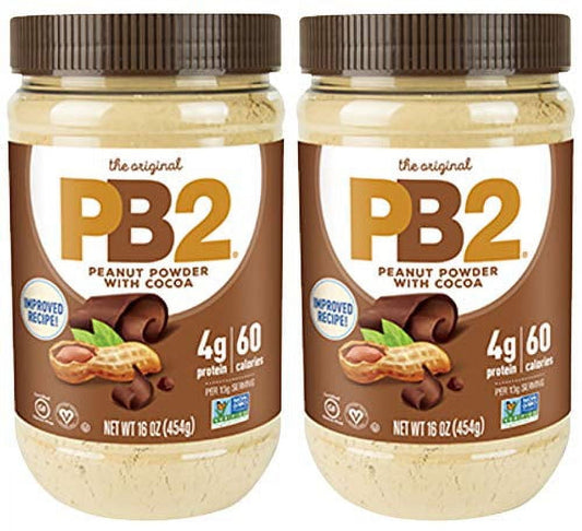 PB2 Powdered Peanut Butter with Cocoa Bundle, 16 oz (2 pack)