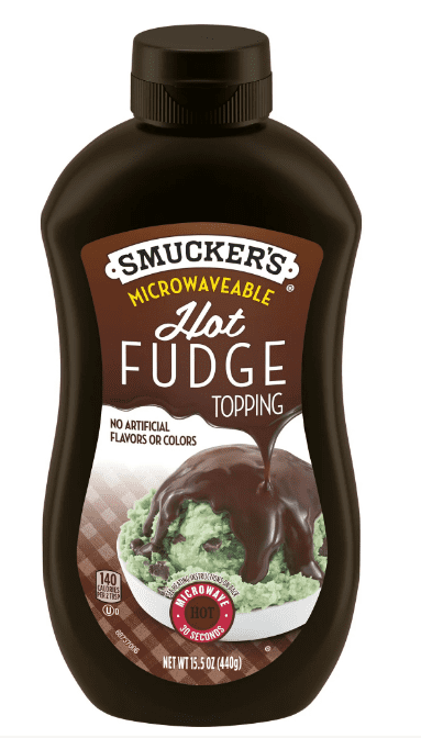 Smucker's Hot Fudge Topping, 15.5 Ounces, Microwavable Squeeze Bottle (Pack of 4)