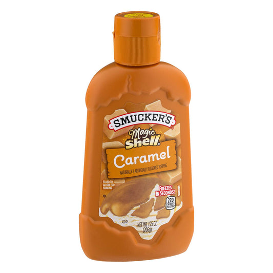 Smucker's, Magic Shell, Caramel, 7.25Oz Bottle (Pack Of 3)