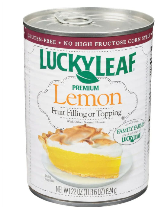Lucky Leaf Premium Lemon Pie Filling & Topping - 22 oz (Pack of 4)