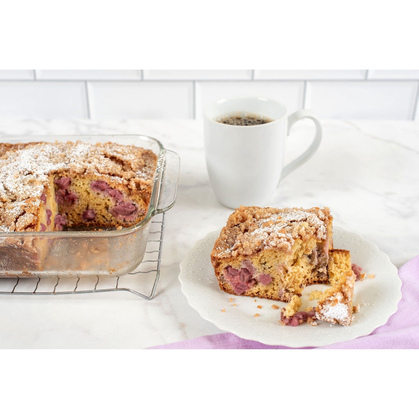 Oregon Fruit Rhubarb Slices in Extra Light Syrup, 14.6 oz Can (Pack of 3)