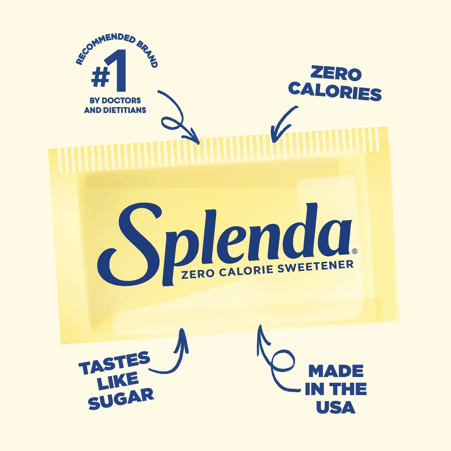 Splenda Zero Calorie Sweetener, Sugar Substitute Packets, 700 Count, Cardboard Box (Pack of 2)