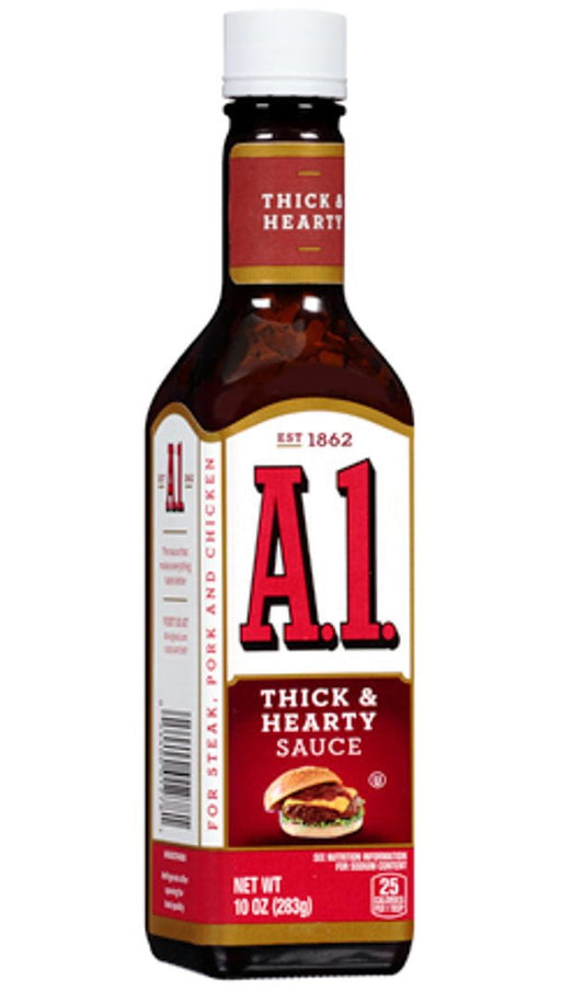 A1 Thick & Hearty Steak Sauce 10 Oz (Pack Of 3)